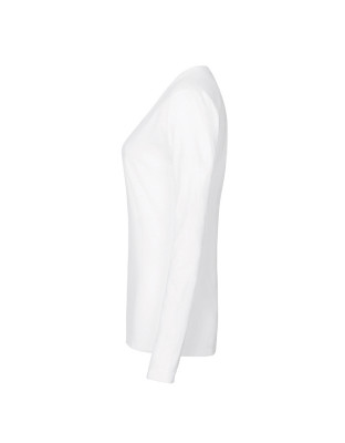 Damen Longsleeve Weiß