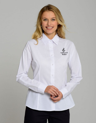 Weiße Damen Bluse