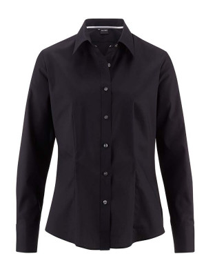 Olymp Damen Bluse Schwarz