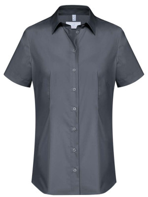 Hemdbluse Damen Anthrazit