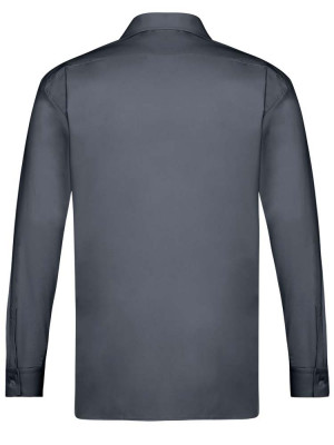 Herrenhemd langarm Grau