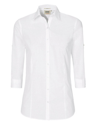 Weiße Bluse 3/4 Arm