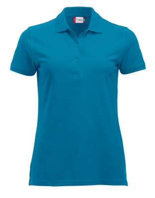 Günstige Poloshirts Damen Türkis