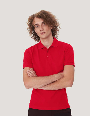 Herren Poloshirt HAKRO Rot