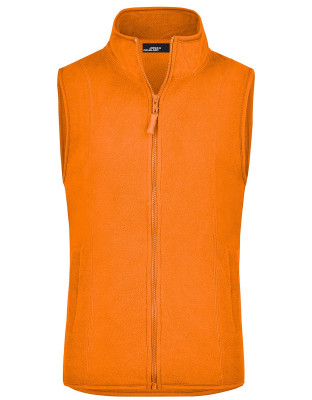 Fleeceweste Damen orange