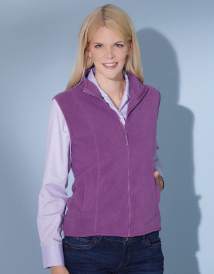 Fleeceweste Damen lila