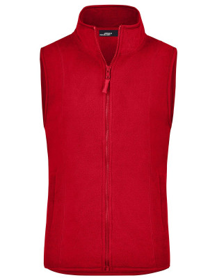 Fleeceweste Damen rot