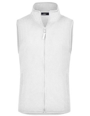 Fleeceweste Damen weiß