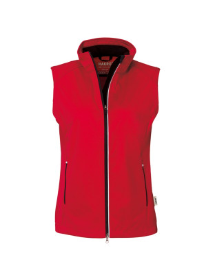 Damen Softshell Weste Rot