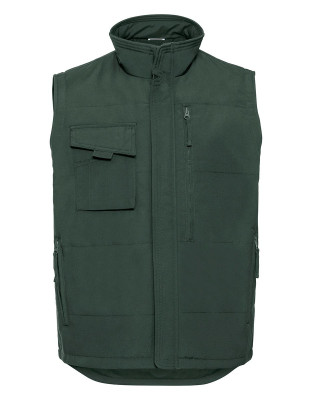 Warme Arbeitsweste Dunkelgrün