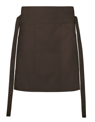 Kurze Schürze Dunkelbraun