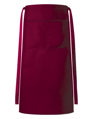 Kirschrote Bistro Schürze Taschen