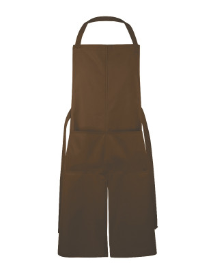 Latzschürze in Braun Toffee