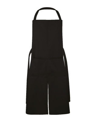 Latzschürze in Schwarz