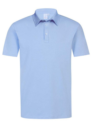 Herren Poloshirt Hellblau