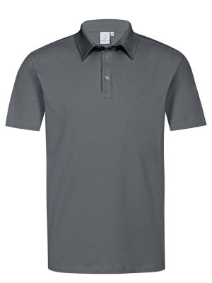 Herren Poloshirt Grau