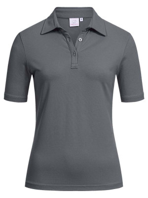 Damen Poloshirt Grau