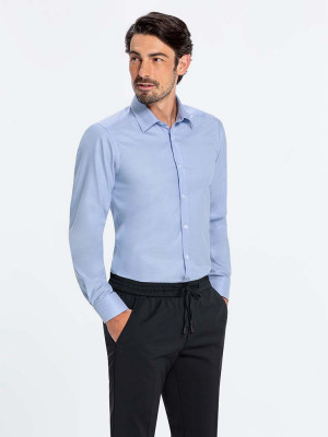 Hellblaues Slim Fit Hemd