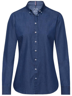 Jeans Bluse Damen in Blau