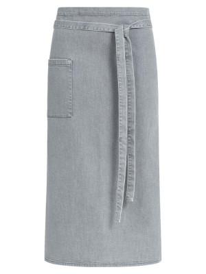 Jeans Schürze Grau