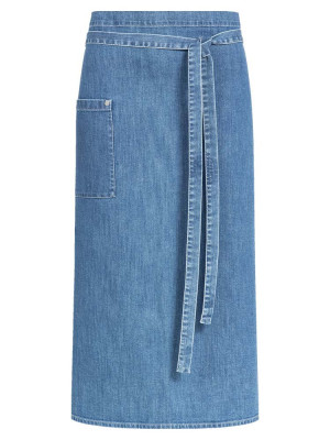 Jeans Schürze in Hellblau