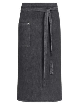Jeans Schürze Schwarz
