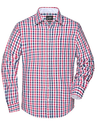 Karo Hemd rot-blau