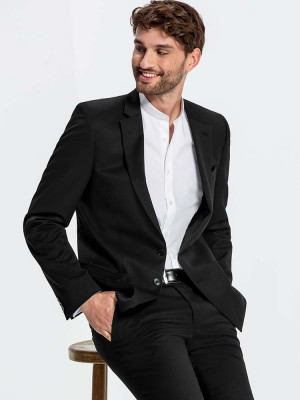 Herren Blazer Basic Slim Fit
