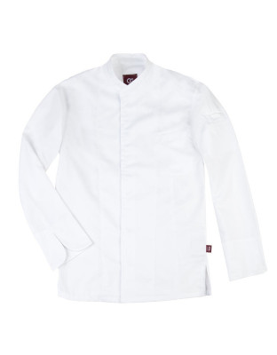 Moderne Kochjacke Herren Weiß