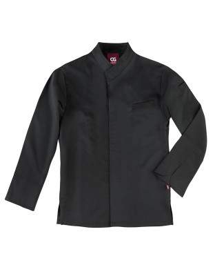 Moderne Kochjacke Herren Schwarz