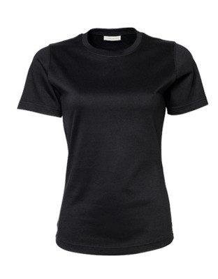 T-Shirt Rundhals Damen Schwarz