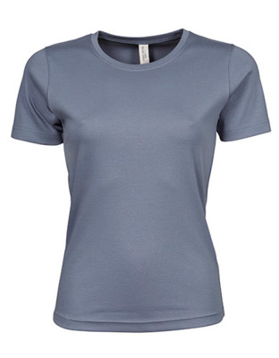 T-Shirt Rundhals Damen Grau