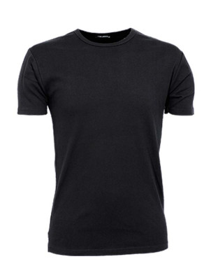 T-Shirt Rundhals Herren Schwarz