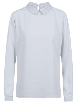 Langarm Schlupfbluse Grau