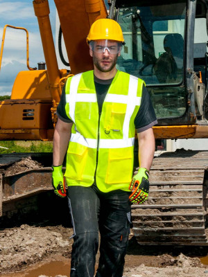 Warnschutzweste Gelb