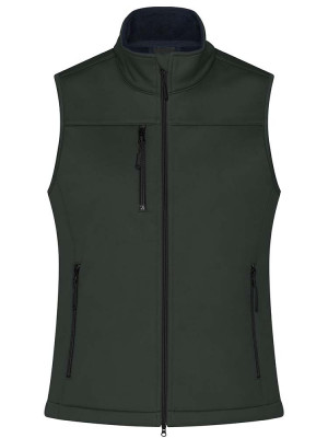 Softshell Weste Damen Dunkelgrau