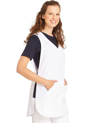 Überwurfschürze Weiß