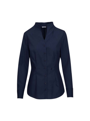 Dunkelblaue Seidensticker Damen Bluse