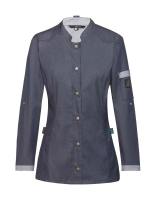 Whitney Damen Kochjacke im Bikerstyle