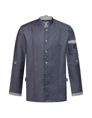 Marvin Herren Kochjacke im Bikerstyle