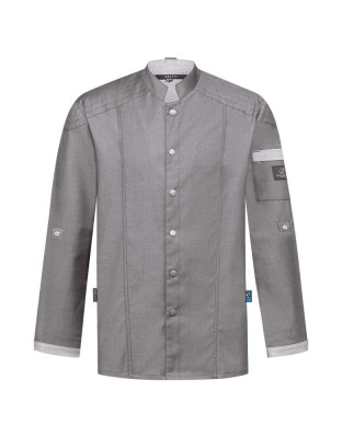 Marvin Herren Kochjacke im Bikerstyle