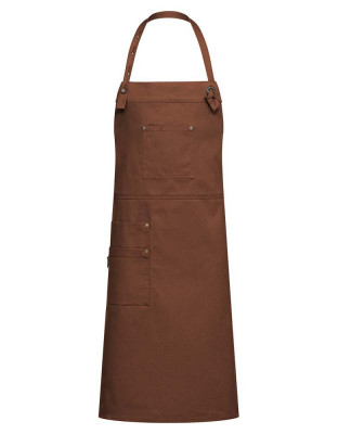 Latzschürze Damen Braun Nachhaltig