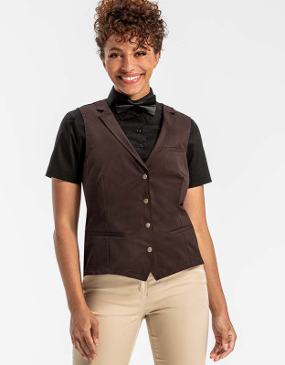 Damen Serviceweste Braun