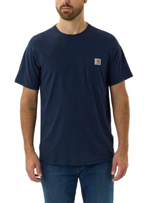 Dunkelblaues Carhartt Herren Pocket Shirt