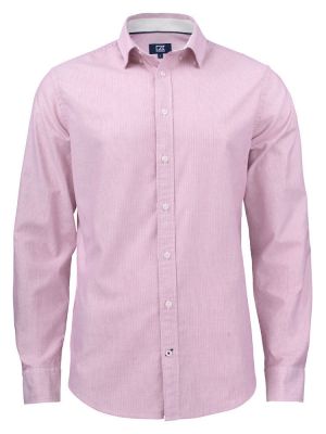 Herren Hemd Rot fein gestreift