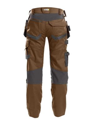 Dassy work pants Flux with stretch, holster pockets and knee pad pockets