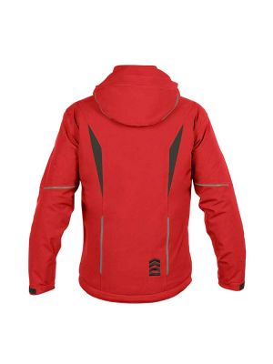 Rote Arbeits Winterjacke Herren