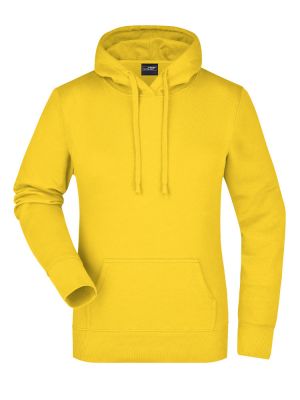 Hoodie Damen Gelb