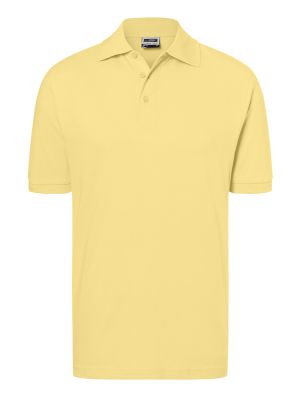Polohemd Herren in Hellgelb