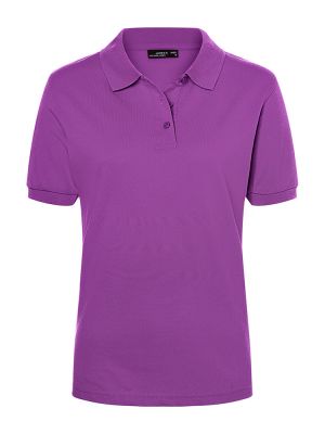 Polohemd Damen in Lila